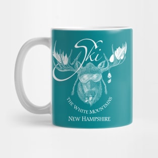 Moose Happy - Ski the NH White Mountains Mug